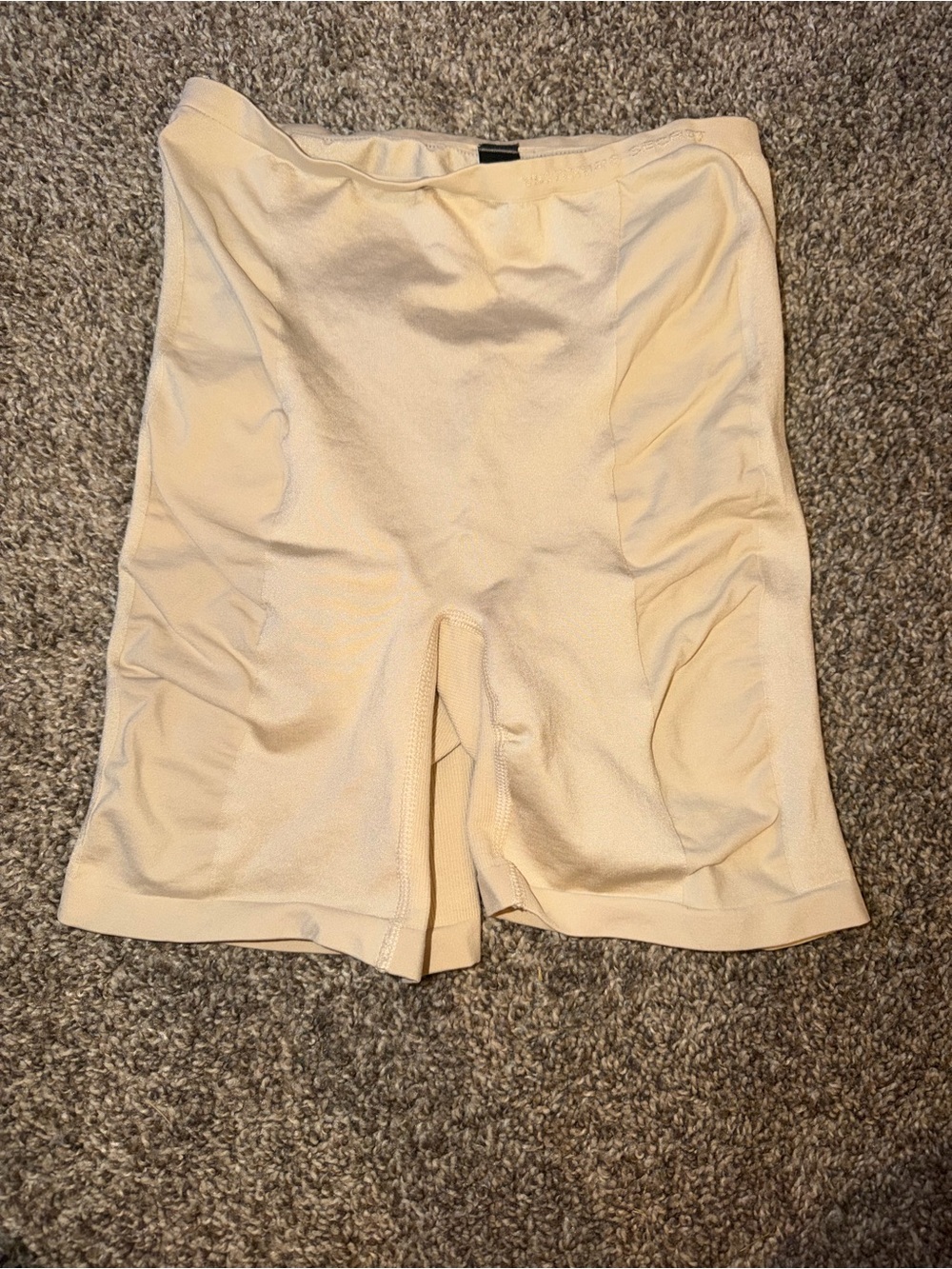 Body by Victoria Long Brief Shapewear Firm Control Beige L Nylon/Spandex 41462
